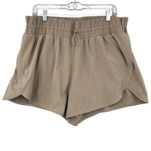 All in Motion Taupe Elastic Waist Drawstring Comfortable Shorts Womens Large